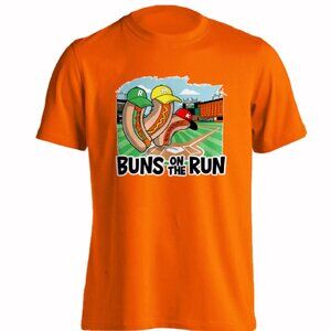 Buns on the Run Team Stadium Short Sleeve T-Shirt - NEW Fast Ship